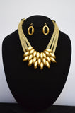 Elegant Vantage Gold Mescal Chain Necklace