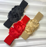 Flower Style Wide  Stretchable Belt