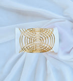 Circle Gold Cuff Bracelet