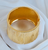 Gold StainlessCharm Plated Cuff