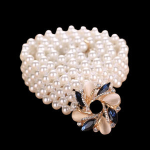 Elegant Women's Bead Wedding Belt