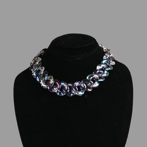 Acrylic multi pastel coloured  necklace.