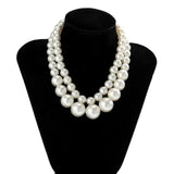 Double layer Pearl Neck Chokar