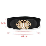 Wide elastic belt